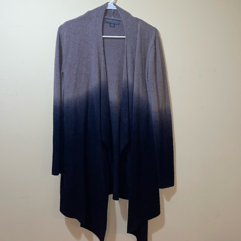 Womens Barefoot Dreams CozyChic Lite Ombré Calypso Cardigan